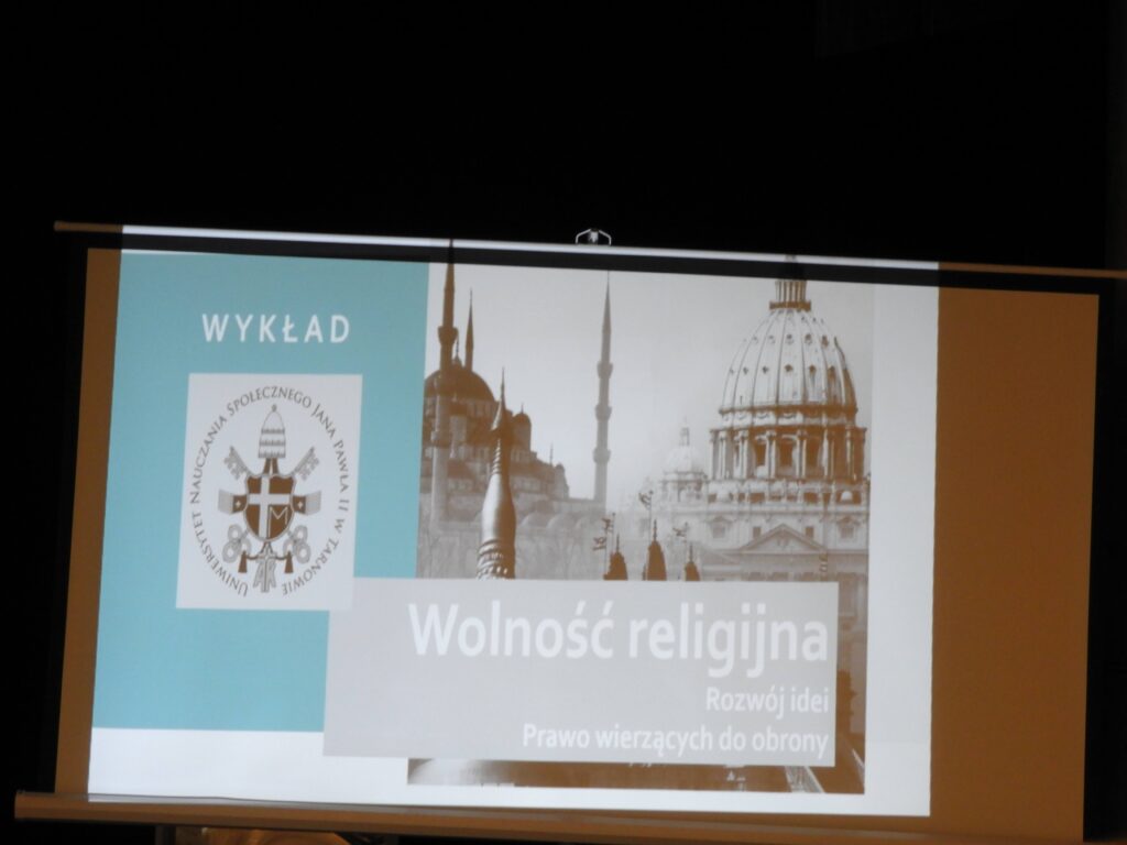 Widok z rzutnika